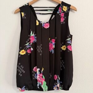 Daniel Rainn - Black Floral Blouse